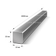 Квадрат стальной 22 мм.