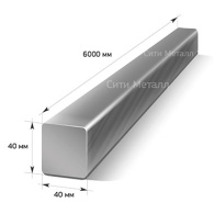 Квадрат стальной 50 мм.
